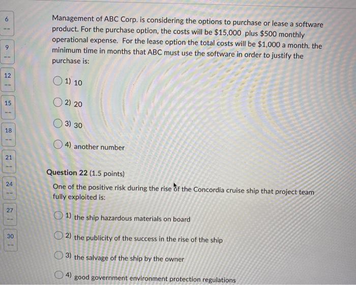 5 Ho Question 4 (1.5 points) The major reason(s)