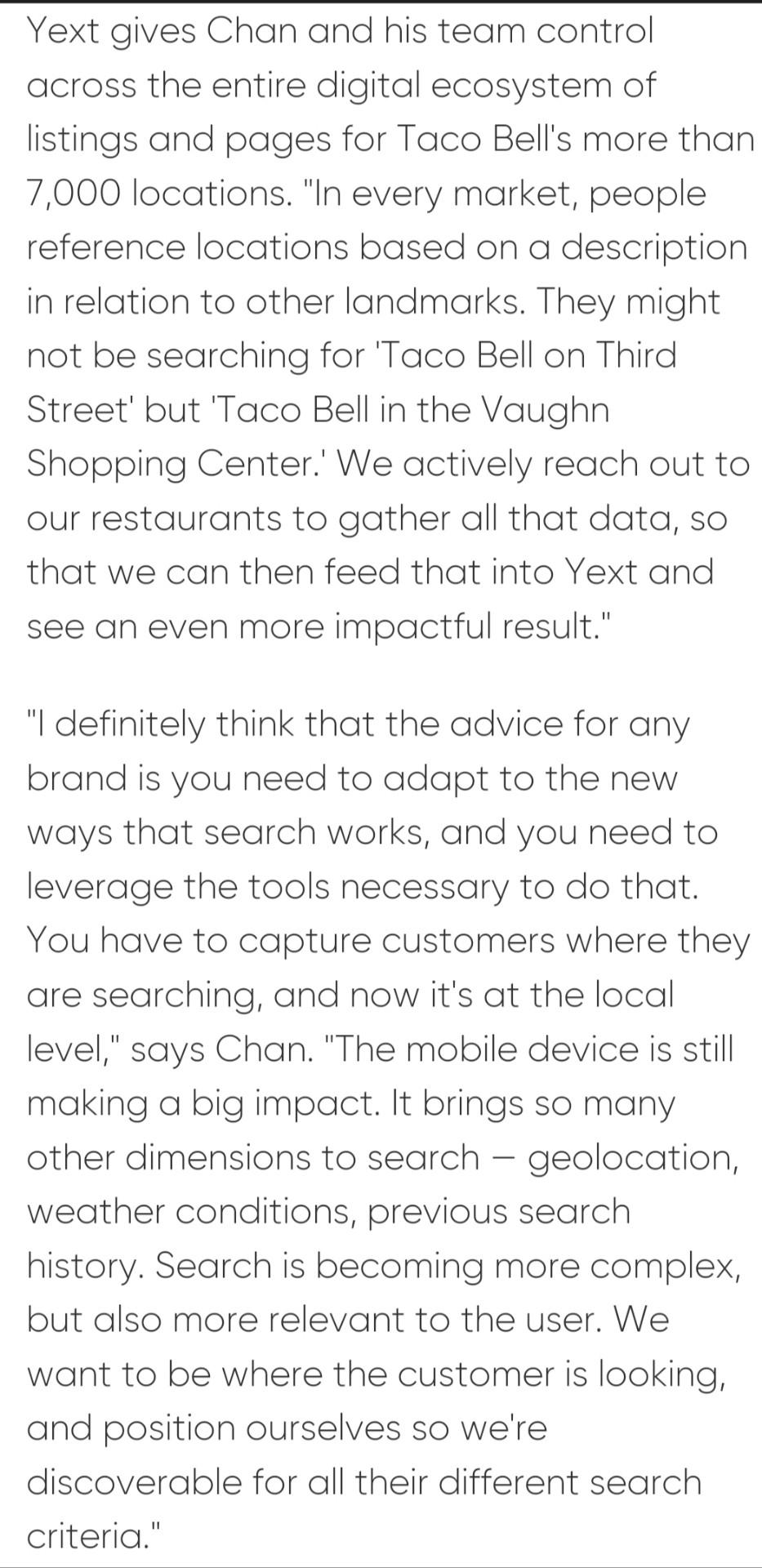 READ THE CASE STUDY (Taco bell)BELOW AND CONDUT A