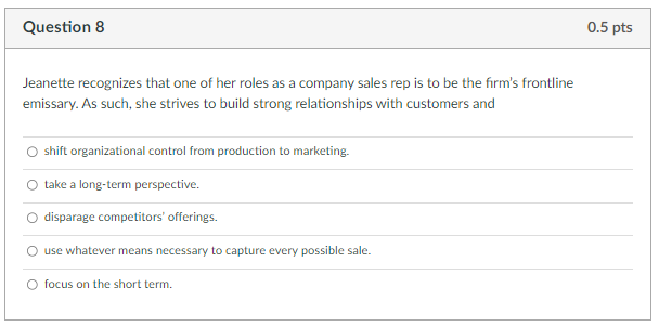 Jeanette recognizes that one of her roles as a