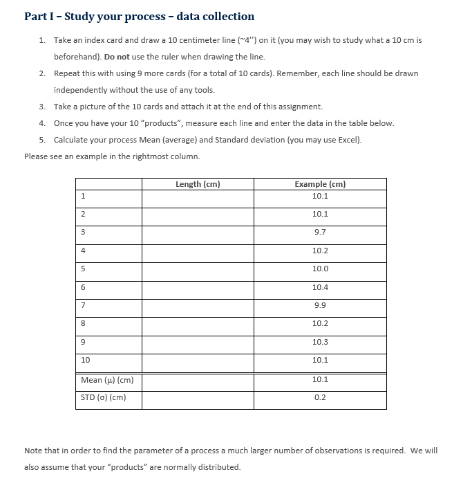 Quality Control and Process Capability This