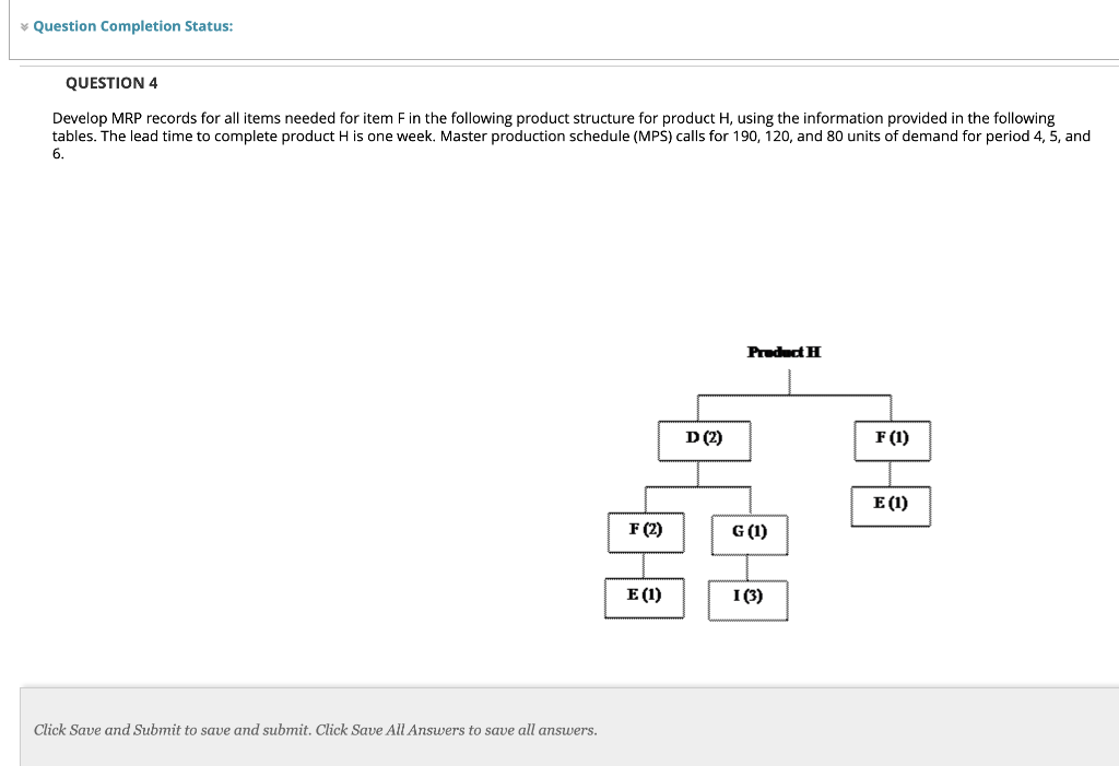 Question Completion Status: QUESTION 4 Develop