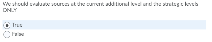 2 We should evaluate sources at the current