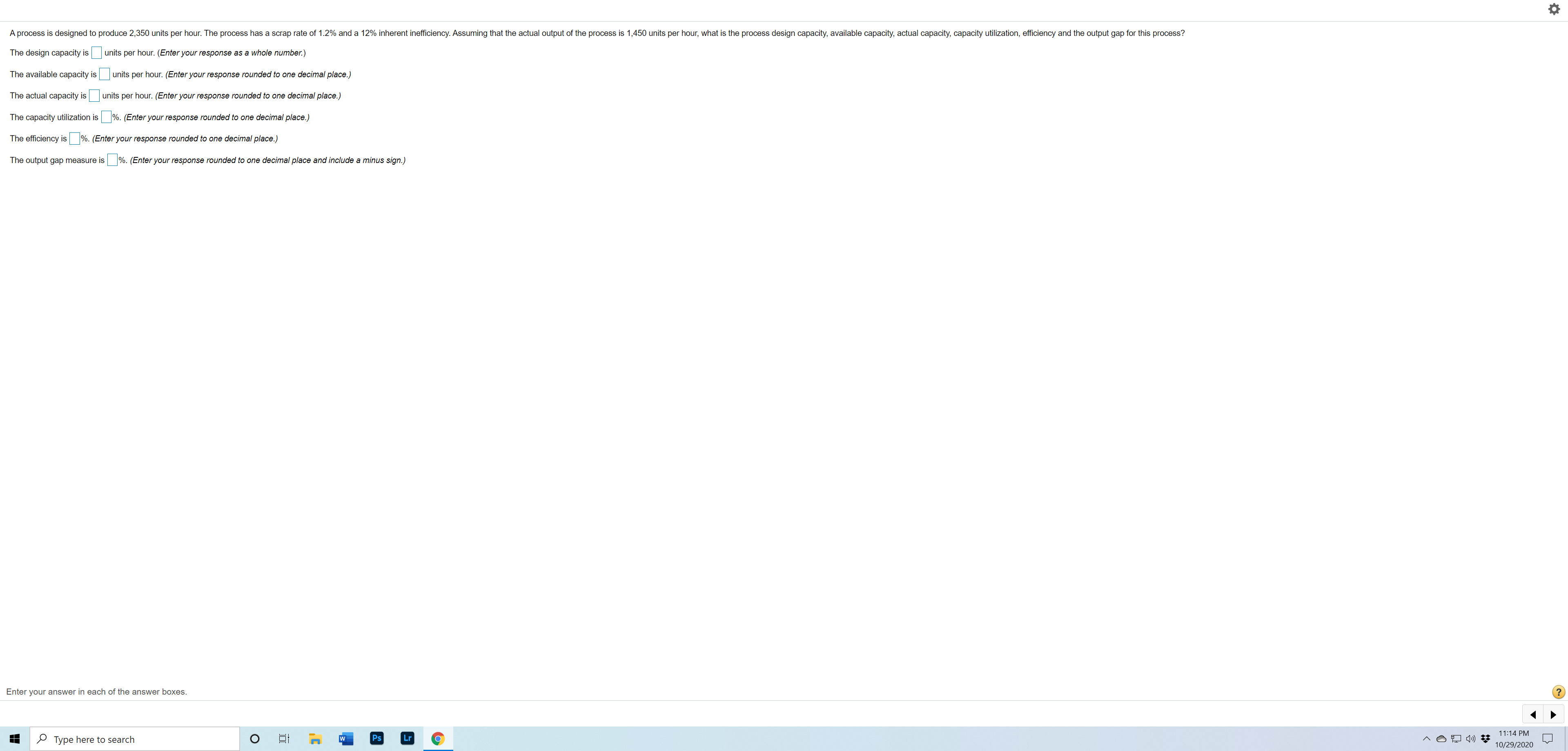 Please see attached for full details. A process