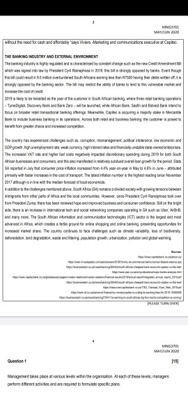 Read the case study below and answer all the