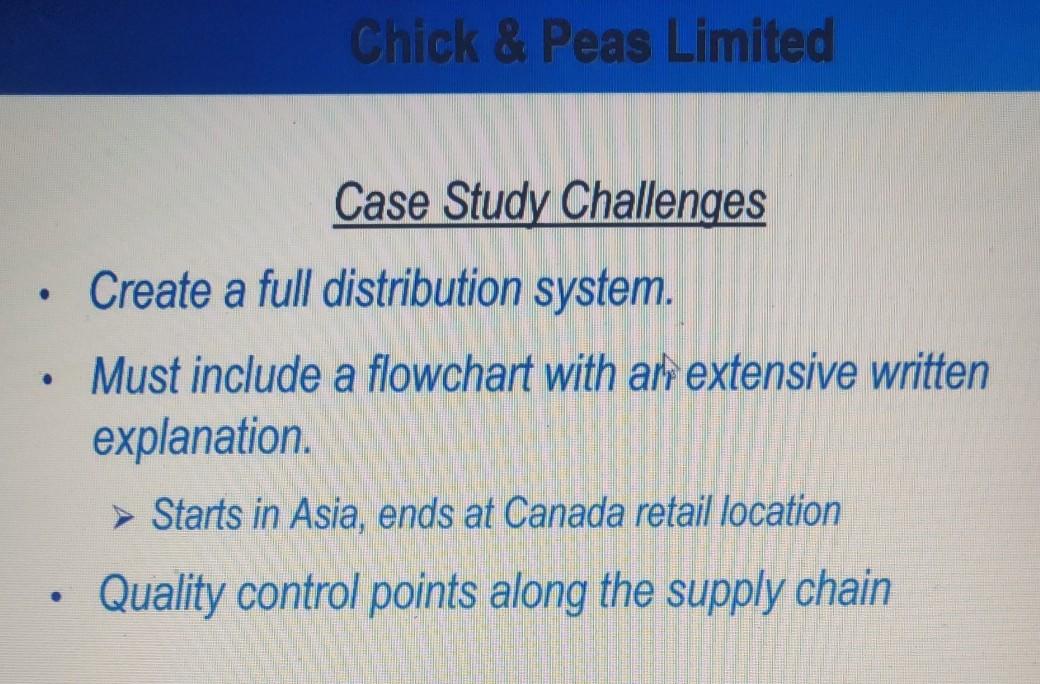Chick & Peas Limited - Case Study Challenge #1 C