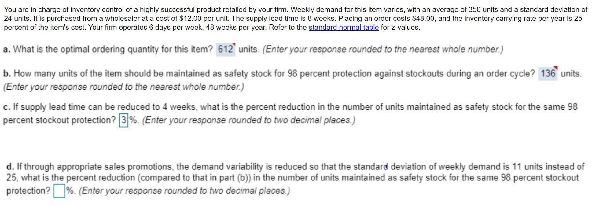 Please BOLD answers! Already figured out answer