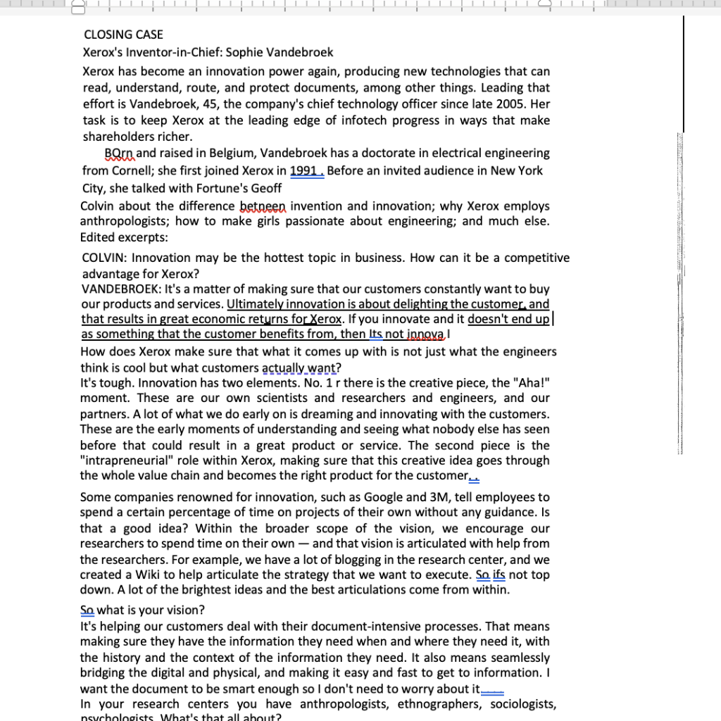 What is the key to innovation (versus invention)