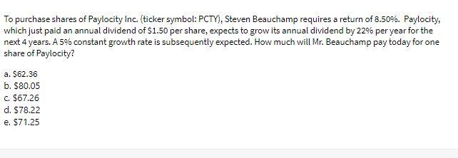 To purchase shares of Paylocity Inc. (ticker