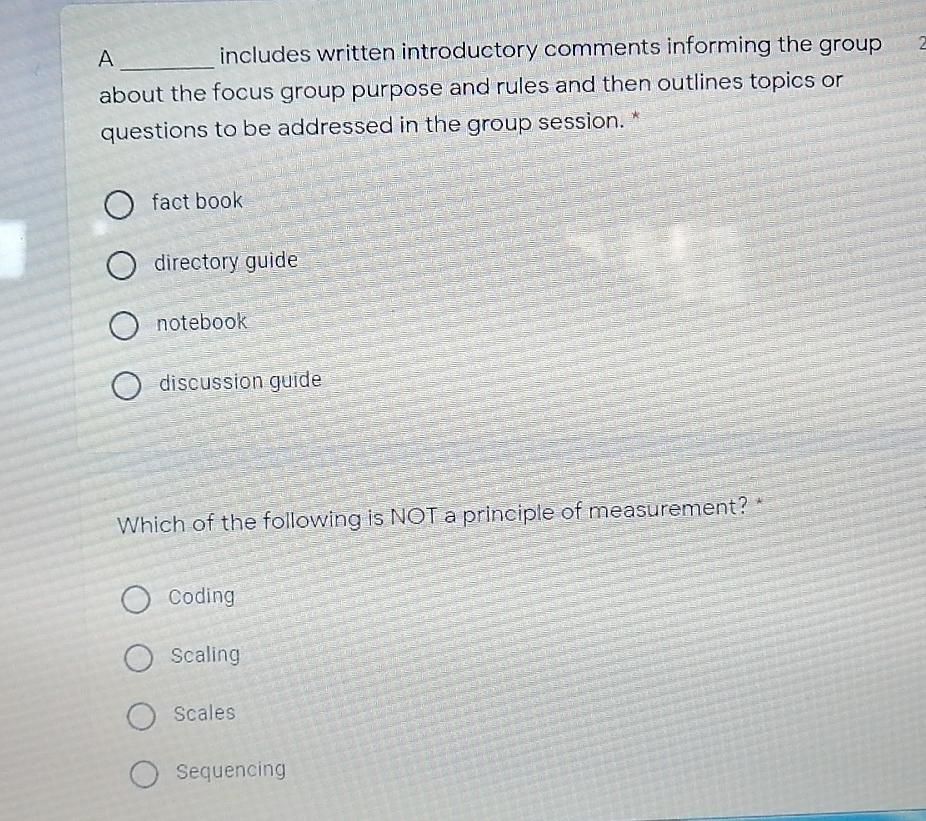 A includes written introductory comments