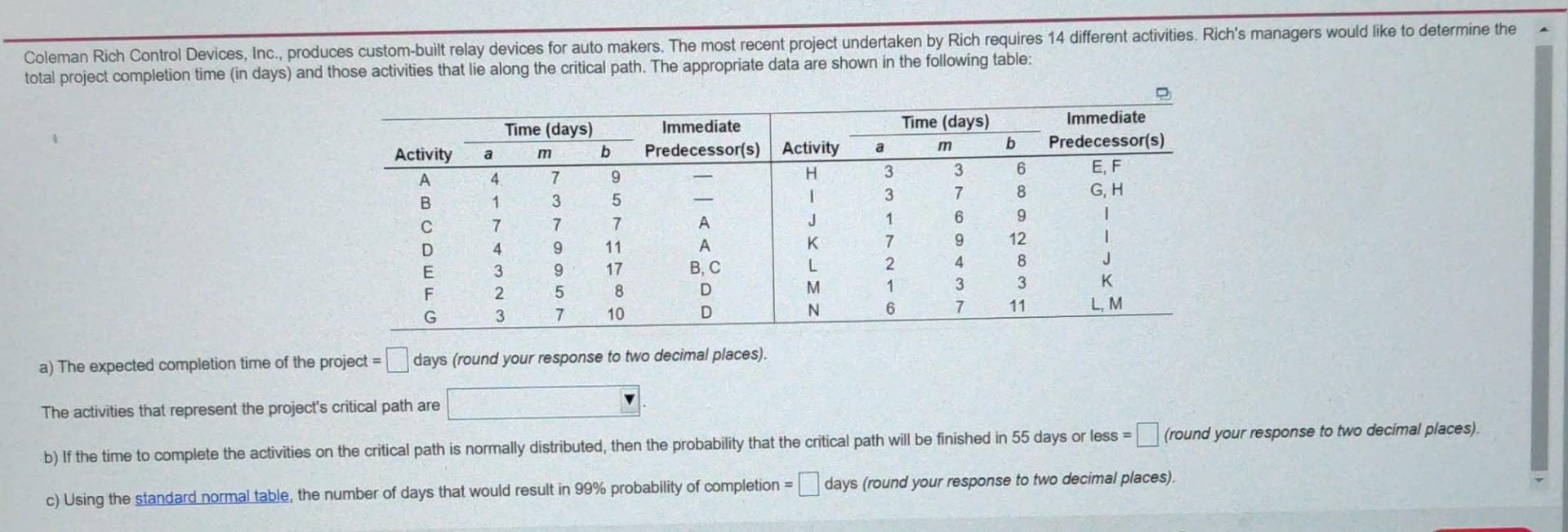 PLEASE EXPLAIN (b) and (c) with proper formulas