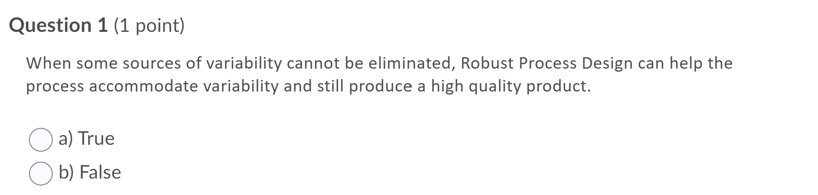 When some sources of variability cannot be