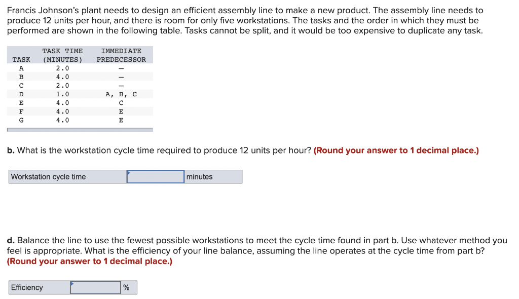 Type or paste question here Francis Johnson's