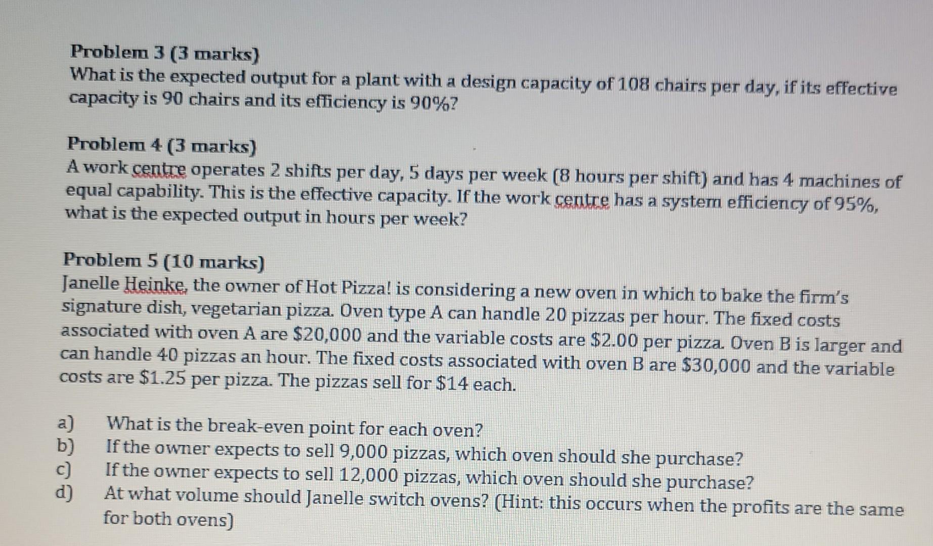 please I need step by step solution Problem 3 (3