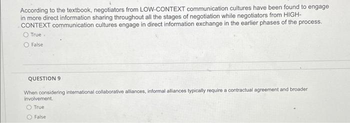 According to the textbook, negotiators from