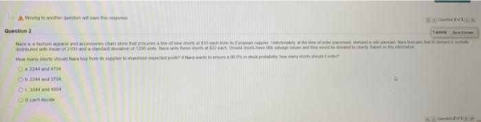 Moving to anometion with som Question 2 to be