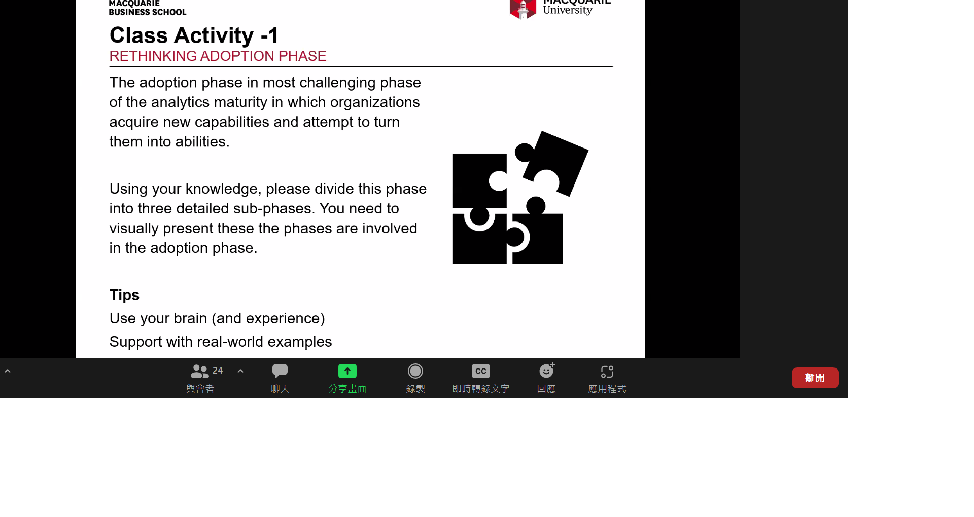 Weird question that the lecturer tryna