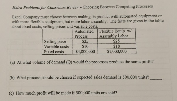 Extra Problems for Classroom Review - Choosing