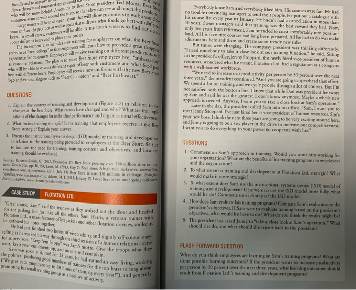 answer the 5 questions of Flotation case study by
