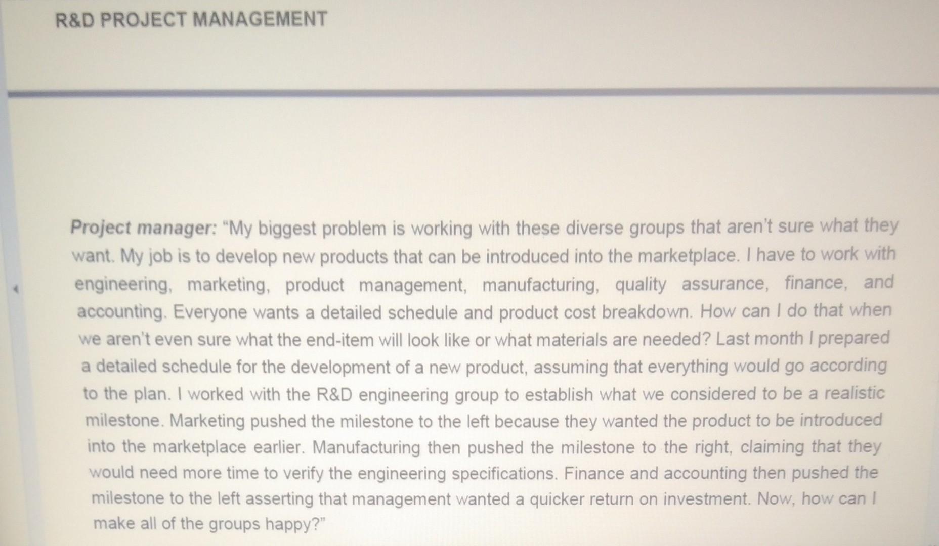 Read the following Case Study and answer the