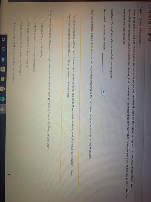 CENGAGE MINDTAP Chapter 02: Aplia Assignment Some
