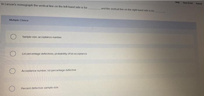 the In Larson's nomograph the vertical line on