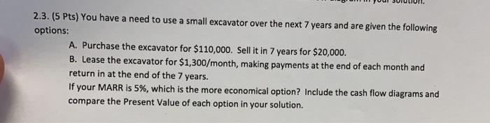 loan? Include the cash flow diagram in your