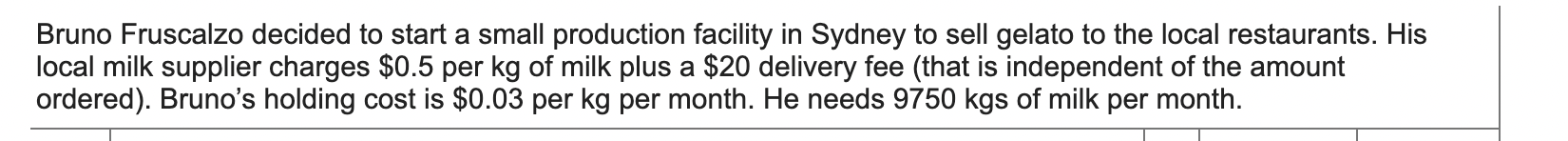 Please answer from C to G, thank you Bruno