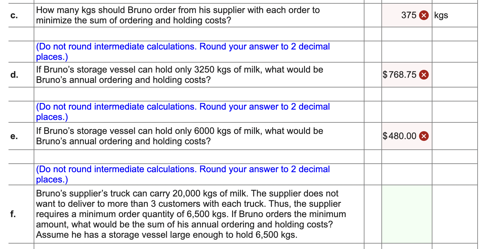 Please answer from C to G, thank you Bruno