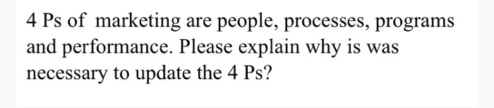 correct grammar will get a 5 star rating 4 Ps of