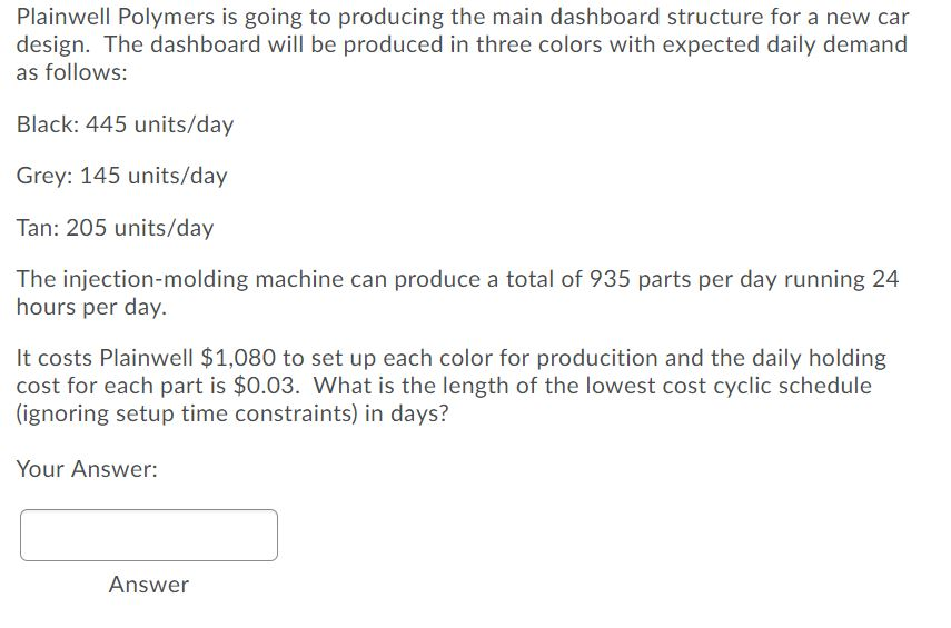 Please answer this: Plainwell Polymers is going
