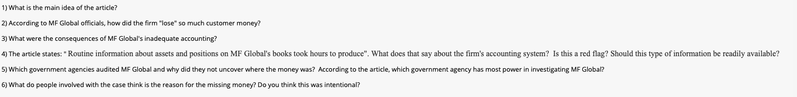 Inside the Hunt for MF Global Cash Officials