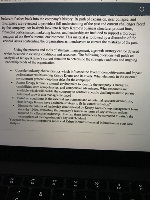 before it flashes back into the company's