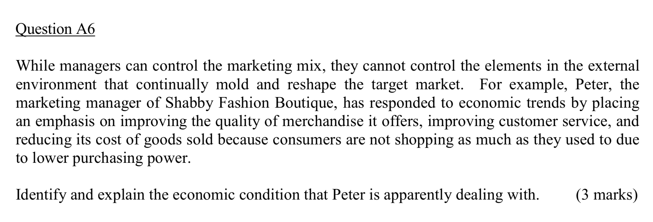 Please answer Question A5 and A6!!! Thanks