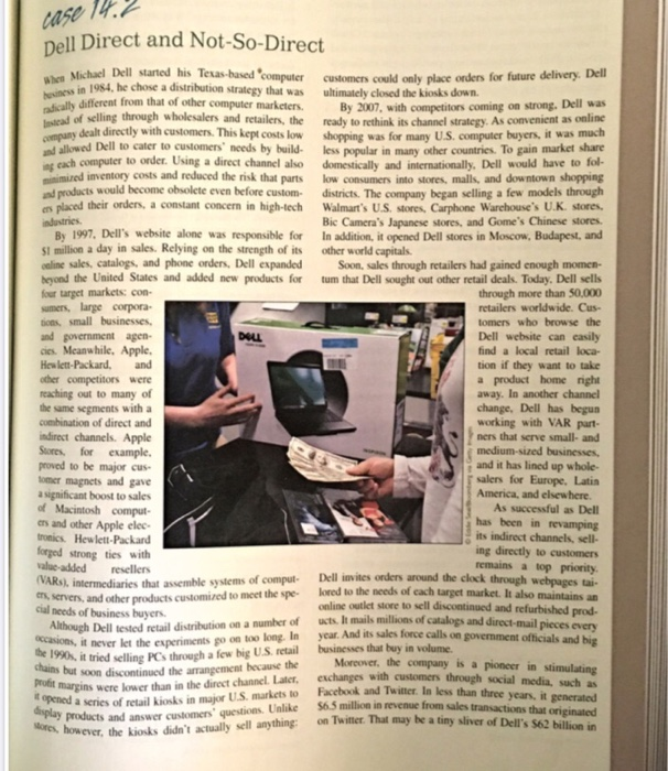 I just want the answer for question one case 14.2