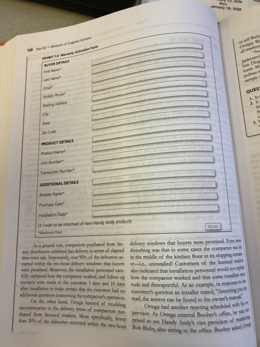 pros and cons for question #6 Chapter 7 . Demand