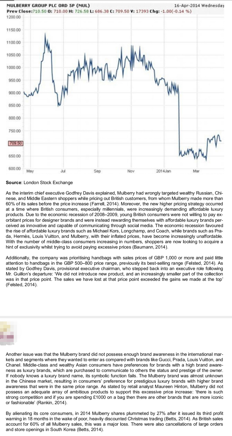 1. Why were the changes implemented by Mulberry