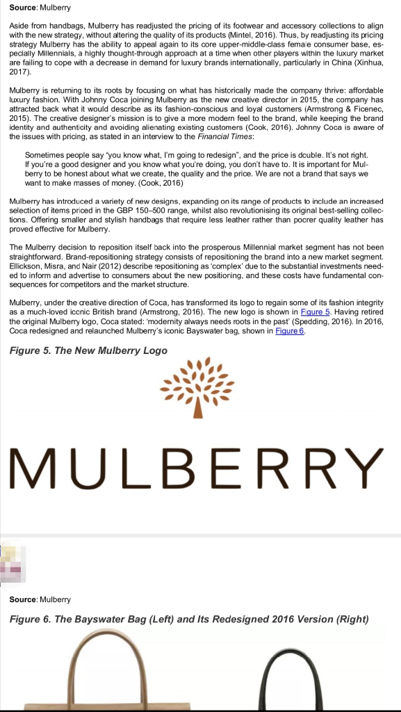 1. Why were the changes implemented by Mulberry