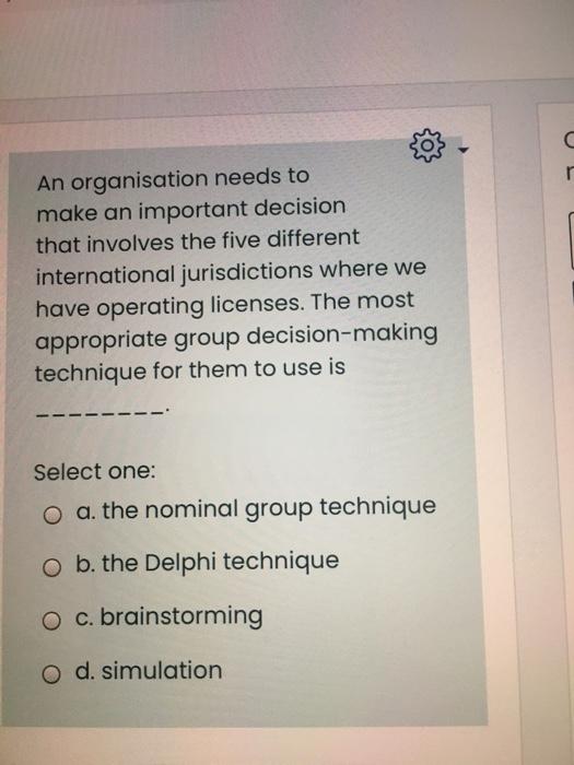 Managers can follow several basic approaches in