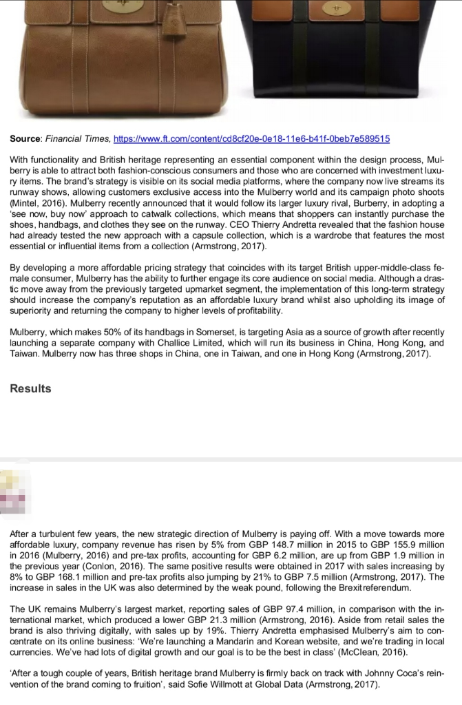 1. Why were the changes implemented by Mulberry