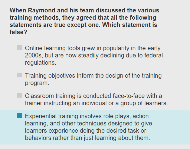 When Raymond and his team discussed the various