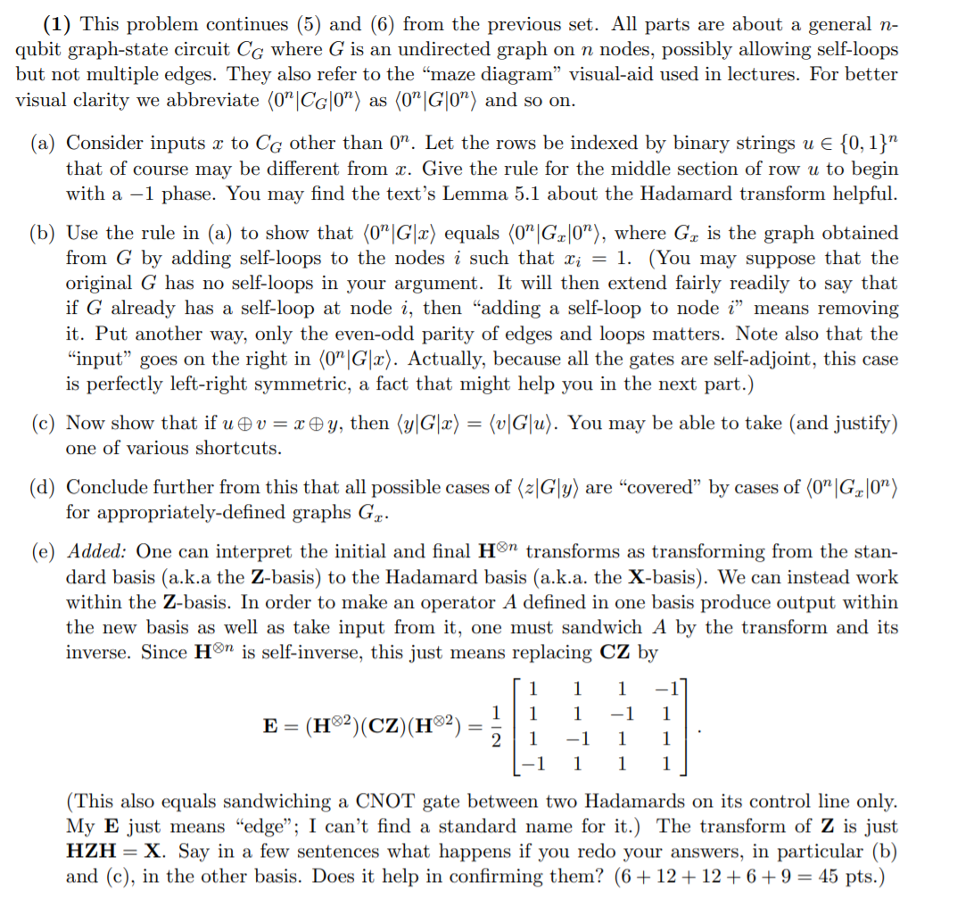 (1) This problem continues (5) and (6) from the