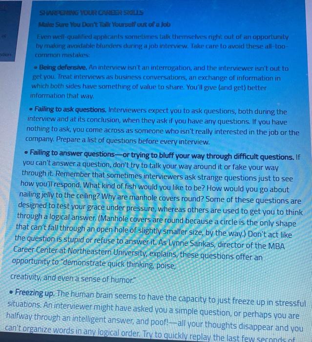 SHARPENING HOUR CAREER SOLS Mulae Sure You Don't