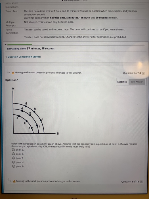Instructions Timed Test This test has a time