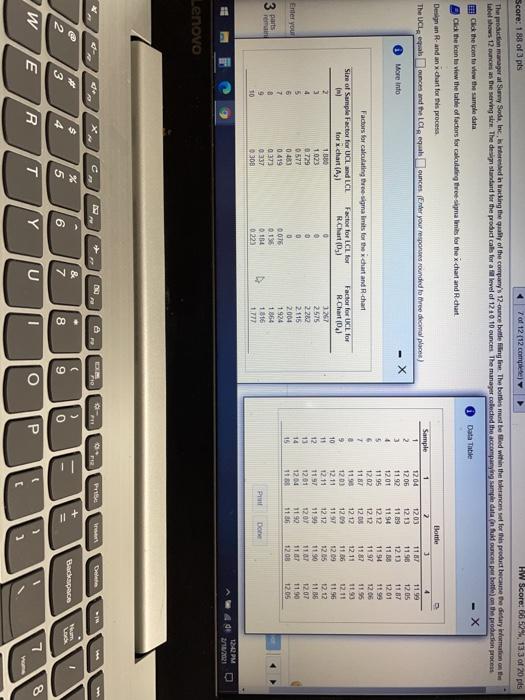 1 Score: 188 of 3 pts 7 of 12/12 complete HW