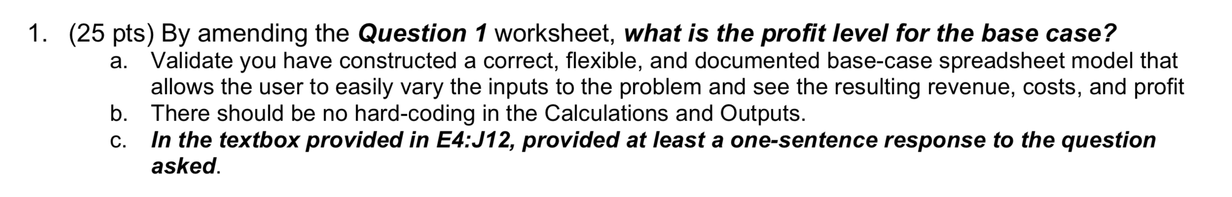 Problem: Big Al Plastics produces a variety of