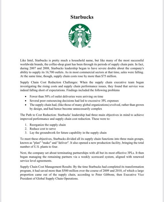 What is the impact of cost in supply chain