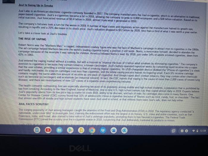 please answer the questions for discussion. Thank