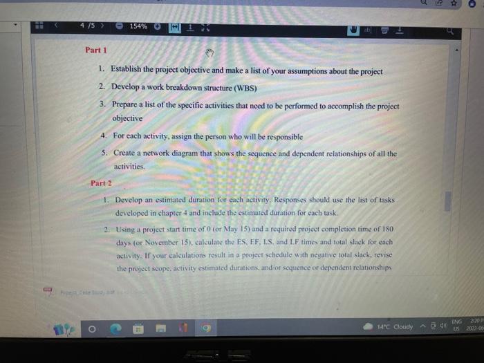 this Assigment is from project management.