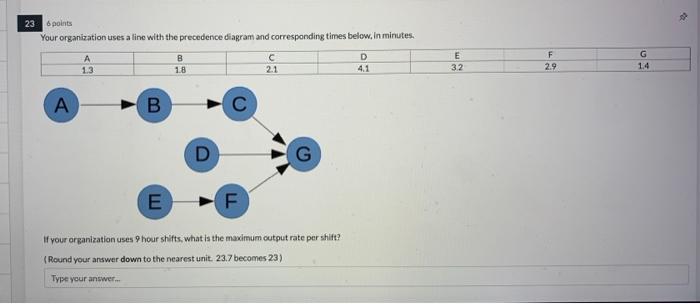 20 4 points Your organization uses a line with