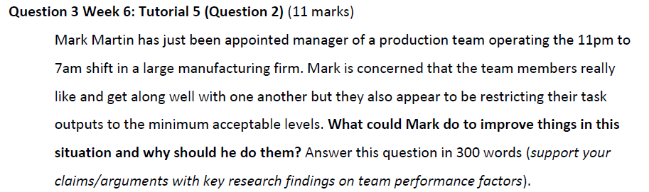 Question 3 Week 6: Tutorial 5 (Question 2) (11